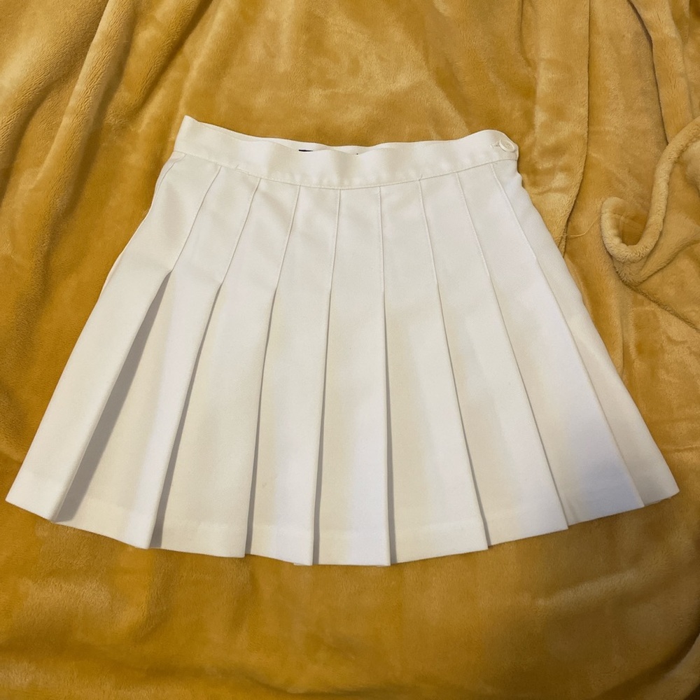 Size S White American Apparel Tennis Skirt